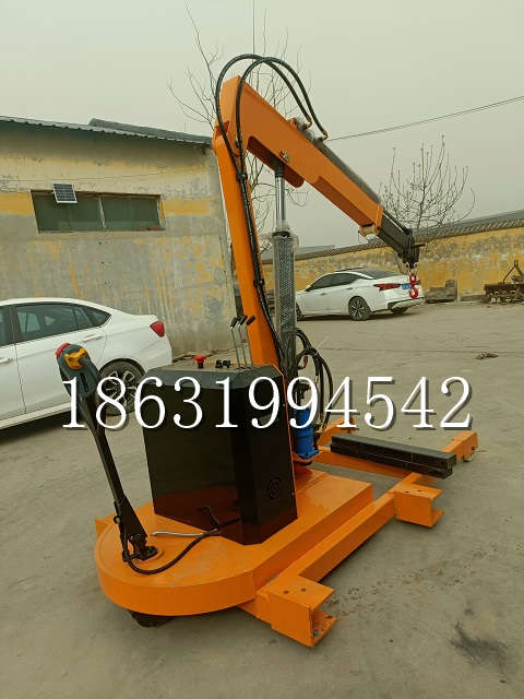 士林区自卸车厢随车吊 自制轮式四不像起重机 四驱平板吊 5吨 贵盛